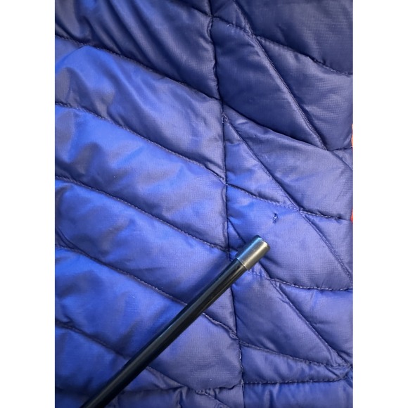 Patagonia Down Sweater Hoodie‎ Jacket Womens Small Blue Hooded Quilted Puffer - Picture 9 of 9